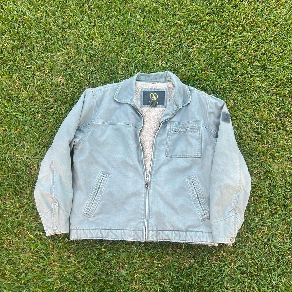 Aigle Sherpa lined Carhartt Style Jacket mens size L work barn